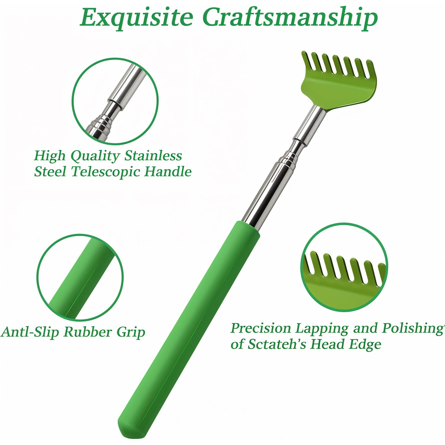 Khujli Stick  57 Cm Long Telescopic Back Scratcher (1 Pc) Khujli Stick  57 Cm Long Telescopic Back Scratcher (1 Pc)